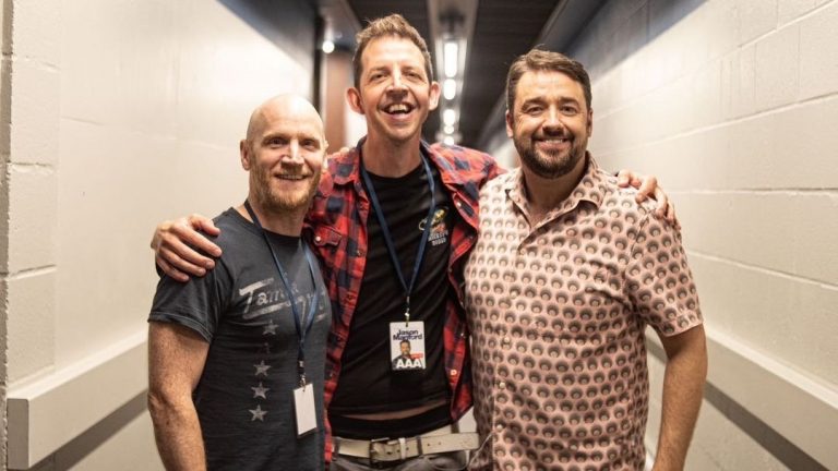 Jonny Awsum with Jason Manford and Lee from Gag Reflex